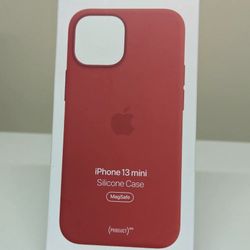Apple Silicone Case with MagSafe for Apple iPhone 13 Mini - Project Red