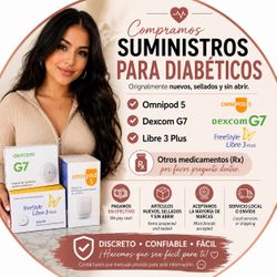 ¡Compramos suministros para diabéticos! 💵