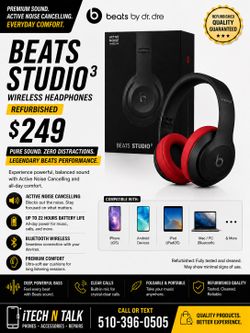 Beats By Dre studio 3 Wireless Headphones