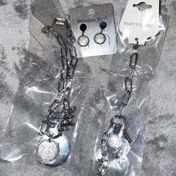 Silver Jewelry Set 