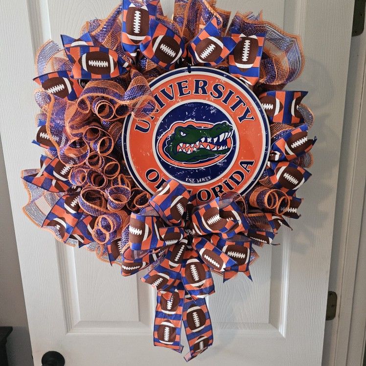Florida Gator Wreath