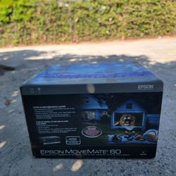 Epson MovieMate 60 An All-In-One Portable Home Theater Projector With A Built-in DVD Player And 3LCD Technology Stereo Speakers
