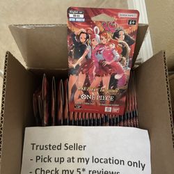$12 each One Piece EB-03 EB03 Heroines Edition Sleeved Booster Pack New Factory Sealed