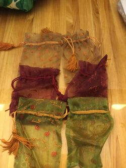 Silk gift bags