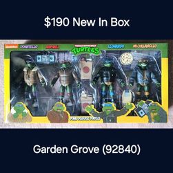 New NECA TMNT (4) Disguise Punk Turtles Haulathon 2024