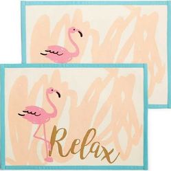 Bardwill Home Summer Flamingo Placemats Set of 2