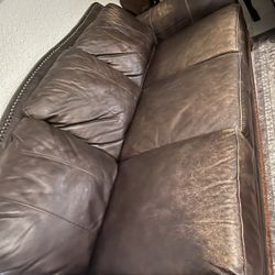 Leather Sofa Set