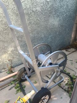 Water hose reel cart
