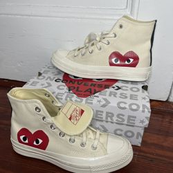 Comme Des Garçons High Top Converse Size 5.5M (Fits A 6.5Y/8W)