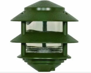 Maintenance Warehouse 7-Watt Fluorescent Pagoda Landscape Light - Verde Green