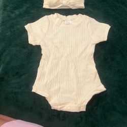 Summer Infant Baby Girls Romper Cotton Baby With Bow 