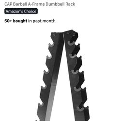 CAP Barbell A-Frame Dumbbell Rack - Brand New