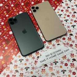 Apple iPhone 11 Pro Max - Pay $5 DOWN AVAILABLE - NO CREDIT NEEDED