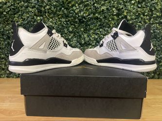 Jordan 4 Retro PS Military Black Shoes Size 12C - Used With Box