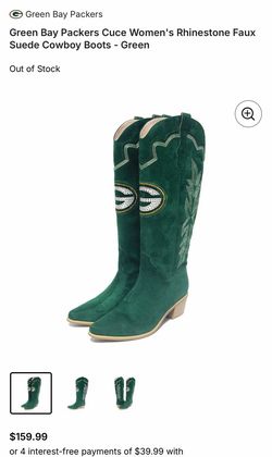 Green Bay Packer boots