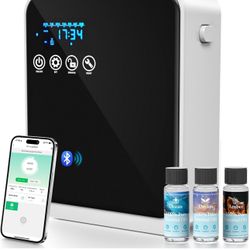 New-Waterless Essential Oil Diffuser,Aromatherapy Scent Diffuser Air Machine with Smart APP & Touch Screen,1500 sq.ft Coverage,250ml Capacity|Whole Ho
