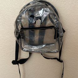 VS PINK clear stadium backpack 