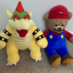 Build-A-Bear Super Mario And Bowser