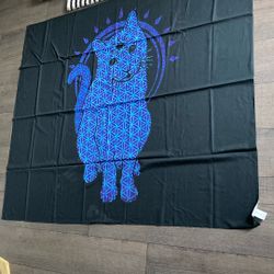 Cat Tapestry Geometric