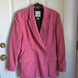 RARE Vintage Mondi Pink Cashmere/Wool Blend Coat - SIZE 36/SMALL 