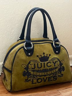 Vintage Juicy Couture Velour Bowler Handbag