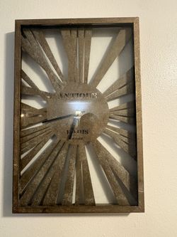 Antique Paris Wall Mount Clock