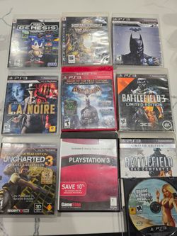 Playstation 3 Games $10 each