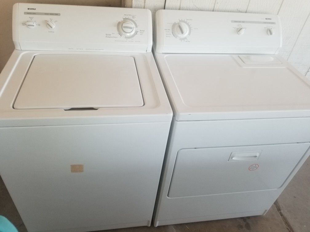 Kenmore washer And Dryer