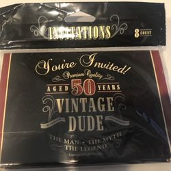 Themed 50th Birthday Invitations 