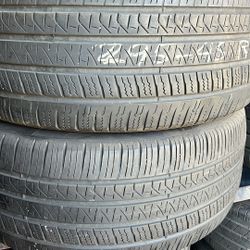 🛞PAIR OF USED TIRES🛞 295/45/20 PIRELLI •INSTALLED/BALANCED•