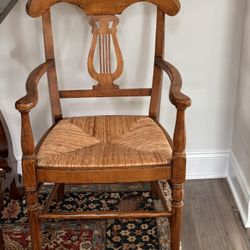Antique Foyer Chair.  Solid Oak