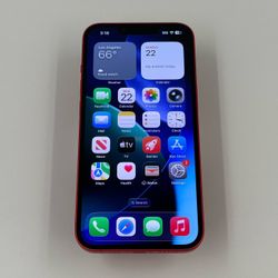 iPhone 14 Red 100% Battery Unlocked