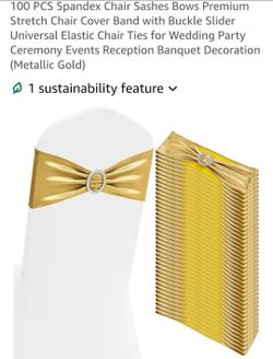 Chair sashes