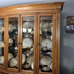 Dinner Room With 6 Chairs and  China Cabinet. For The Price Can’t Go Wrong.