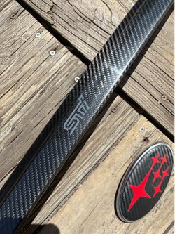 Wrx carbon fiber trunk trim 15-21