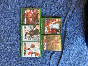Xbox One NBA 2k16-2k20 Bundle