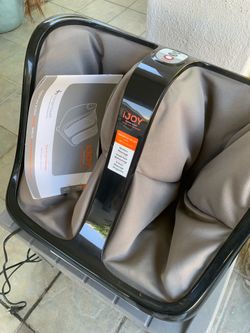 Human Touch iJoy Reflex Foot And Calf Massager, Black