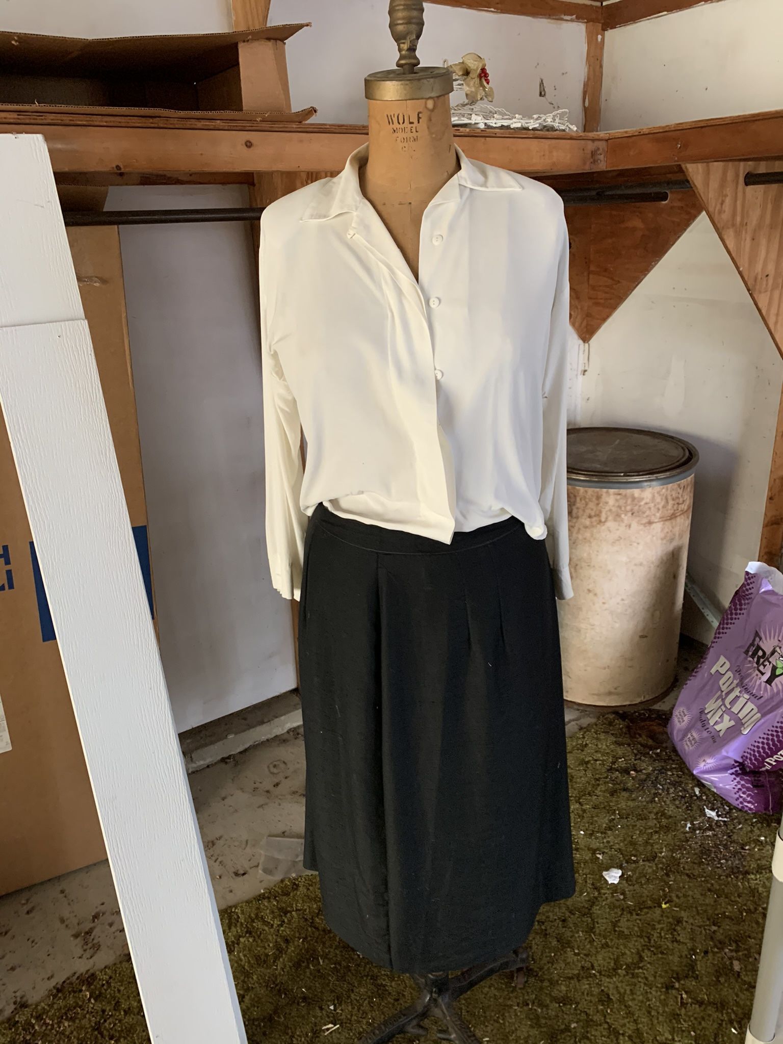 Vintage 1958 Wolf Dress Form Mannequin