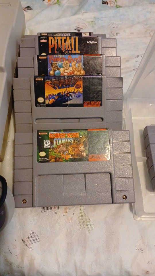 Super Nintendo With Games/ 7th Saga