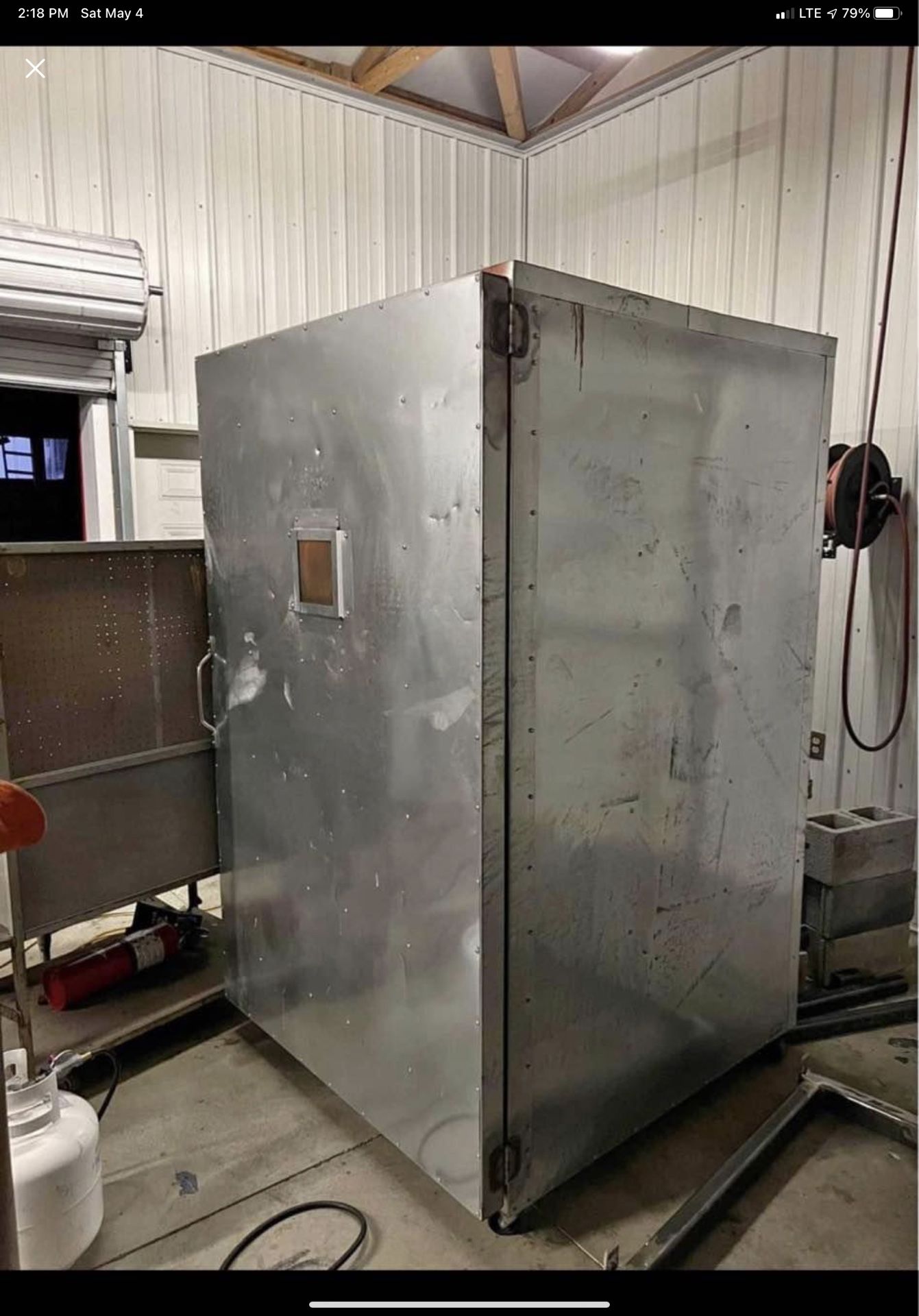 Powder Coating Oven On Wheels