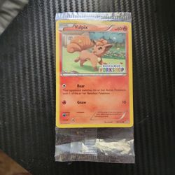 Vulpix Build A Bear Workshop Limited Edition Pokemon Card