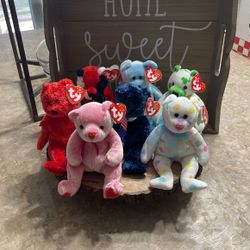 TY BEANIE BEARS!! 