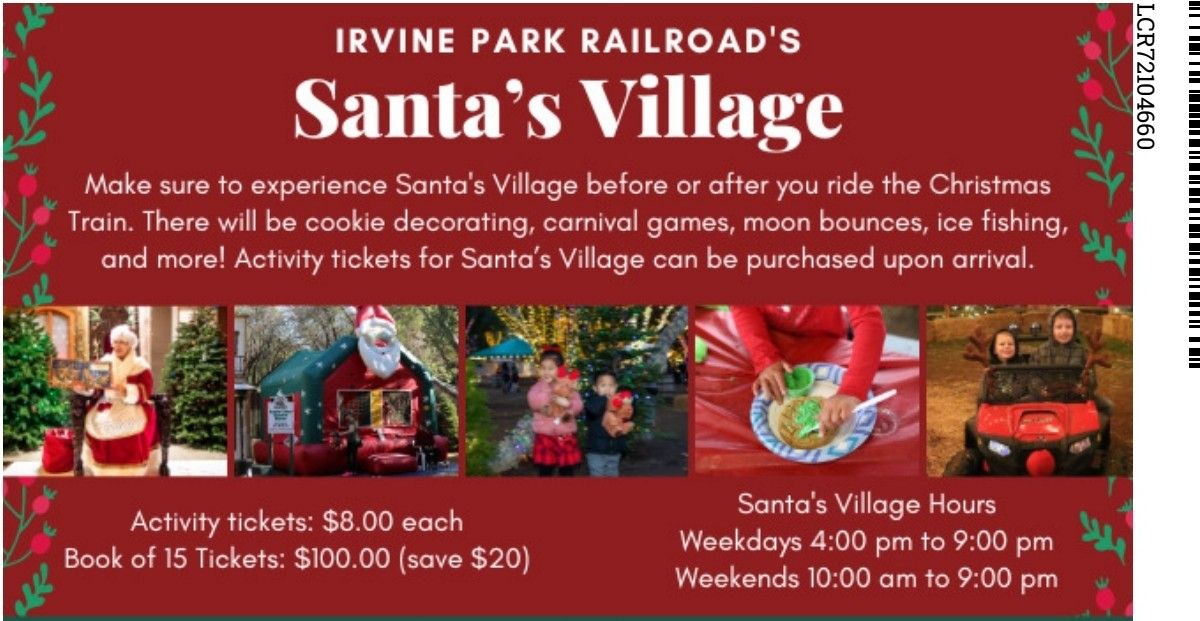 Irvine Park Christmas Train