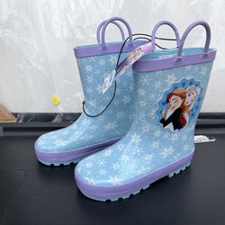 Disney Frozen Girls Rain Boots Sizes 5-13/1