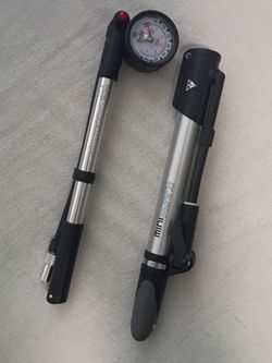 Planet bike shock pump and Topeak pump