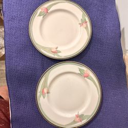 Vintage Set Of 2 Royal Doulton Awakening Salad Plates