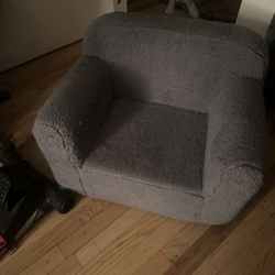 Two Fluffy Floor Chairs (for Kids)