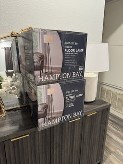 *NEW IN BOX* HAMPTON BAY Higgins floor lamp *2 available*