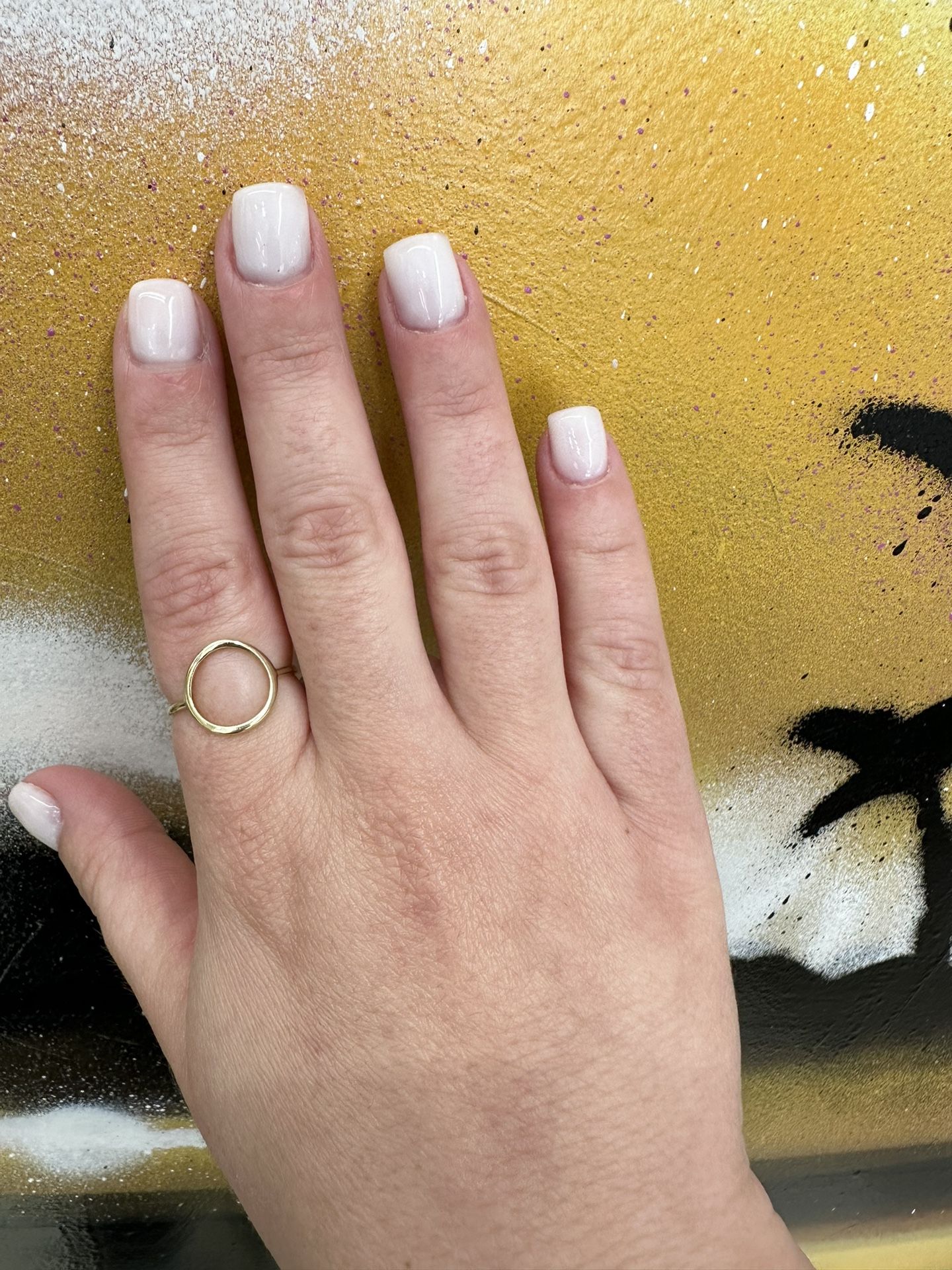 14k CIRCULE RING