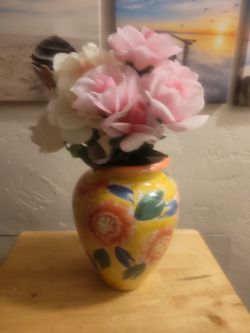Hand Painted Vase